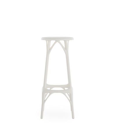 Kartell - Tabouret De Bar A.I. Light - Blanc - Hauteur 75 Cm - Blanc