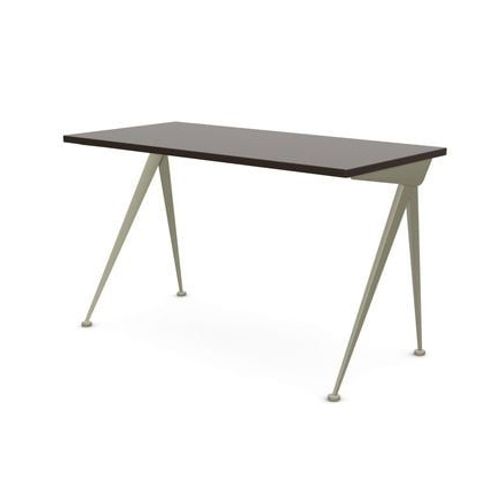 Vitra - Table Compas Direction - Prouvé Gris Vermeer - Chêne Foncé - Gris