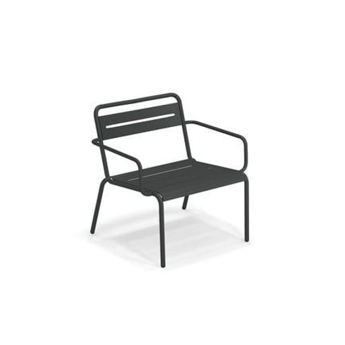 Emu - Fauteuil Star Lounge - Fer Ancien - Gris