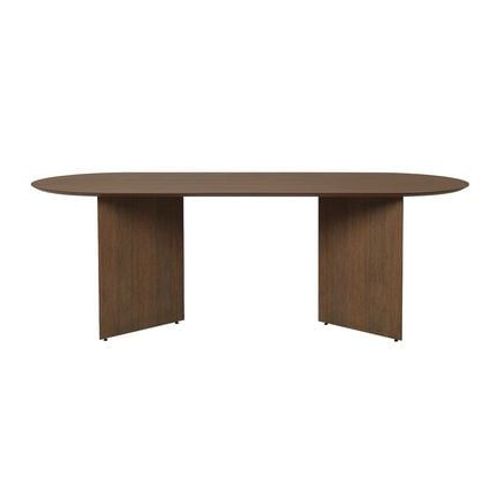 Ferm Living - Plateau De Table Mingle- Oval - Noyer Fumã© - 220 Cm  - Marron