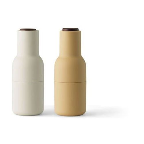 Audo - Ensemble De Moulins Bottle Grinder Classic - Barley - Couvercle En Noyer - Multicolore