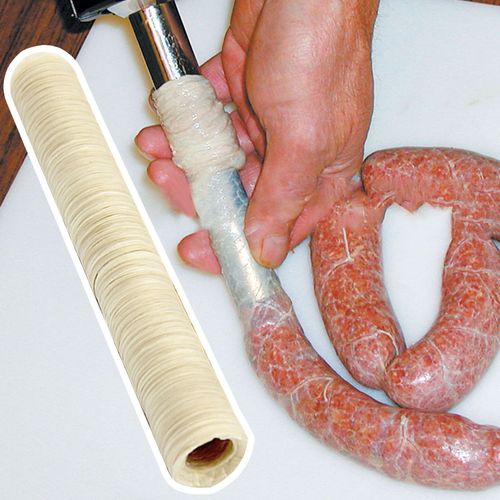 Boîtier en collagène pour la cuisine, 14m, 22mm, comestible, fait maison, sûr, propre, sans odeur, savoureux, sain, pour saucisses pour Hot Dog