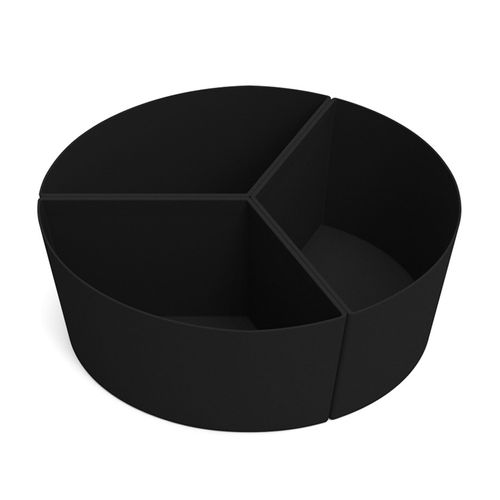 Doublure de mijoteuse de 6 litres, plusieurs grilles, étanche, lavable au lave-vaisselle, séparateur de mijoteuse en Silicone, doublure de cuisson, accessoires de cuisine-B Noir