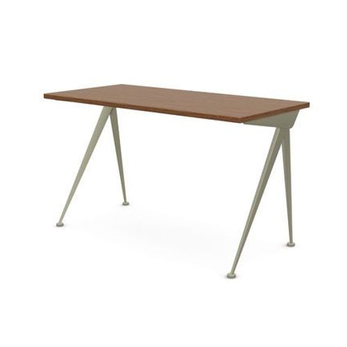 Vitra - Table Compas Direction - Prouvé Gris Vermeer - Noyer Américain - Gris