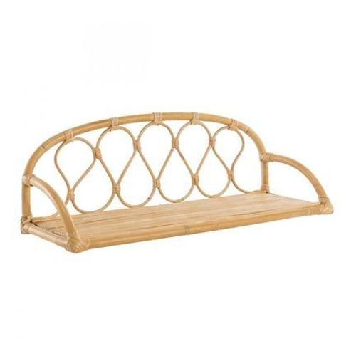 Kok Maison - Etagère Murale Rotin Vintage Lily - Beige