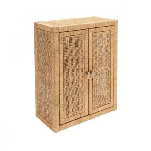 Kok Maison - Armoire Rotin Cannage Ajouré Saigon - Beige