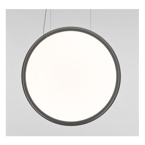 Artemide - Suspension Discovery Vertical - Aluminium Satiné - Sans App - Ø 70 - Gris