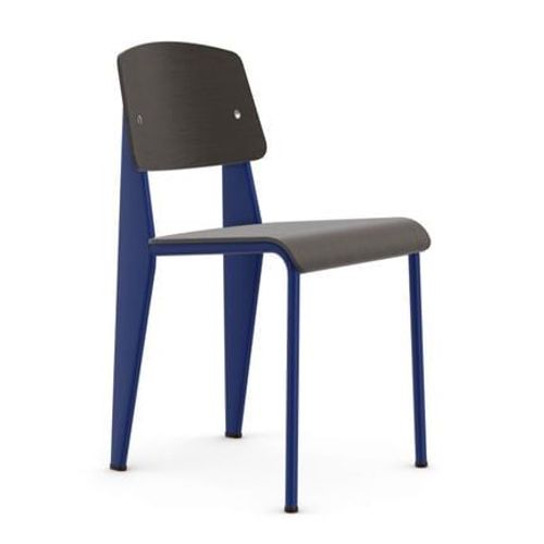 Vitra - Chaise Standard - Prouvé Bleu Dynastie - Noyer - Pigment Noir - Bleu