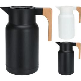 CARAFFA/BROCCA TERMICA CON MANICO IN LEGNO COLORE ASSORTITO
