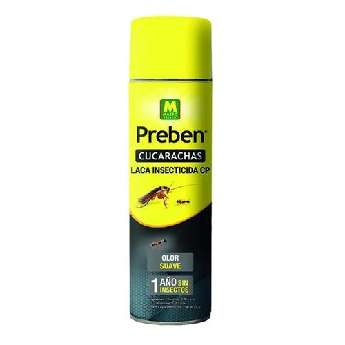 -Laque insecticide en spray indiquée pour le contrôle des cafards, fourmis, araignées et autres insectes rampants. Effet immédiat et