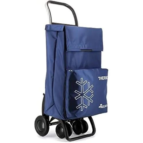 Chariot de Course - ROLSER - Termo Fresh MF 4.2 - Aluminium - 2/4 Roues - Bleu Klein