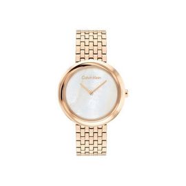 Calvin Klein - Montre Femme Twisted Bezel Blanc 25200322  - Rose