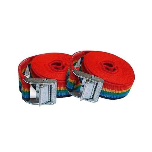 -Sangle 25 mm x 3 m. Couleur arc-en-ciel 2 unités.  Poids max. 350 kg.