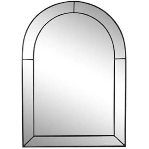 Miroir mural - HOME ESPRIT - Modèle Noir - 70 x 2 x 100 cm - Rectangulaire - Contemporain