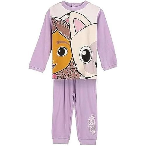 Pyjama D'hiver - Cerdá - Gabby's Dollhouse - 100% Coton - Mixte Enfant - Violet