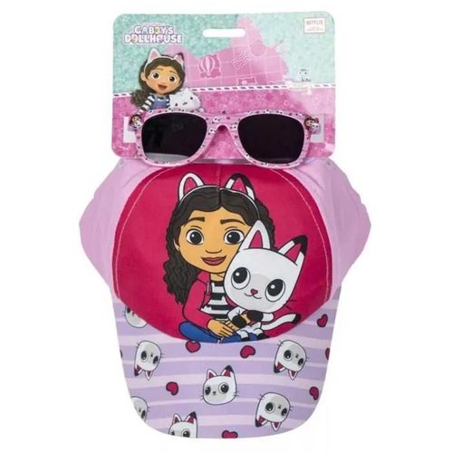 Ensemble lunettes de soleil - GABBY'S DOLLHOUSE - Casquette - Protection UV - Pour filles - 3 ans et plus