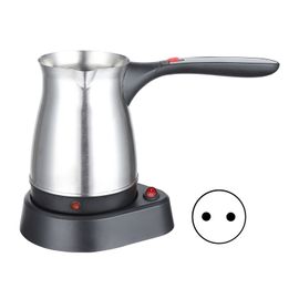 Cafetière Électrique En Acier Inoxydable 0,5 L Cafetière De Grande Capacité Pot De Fusion De Cire Poignée Résistante À La Chaleur Bec Verseur Sans Goutte Cafetière Portable Pour Le Bureau À Domicile-C Ue