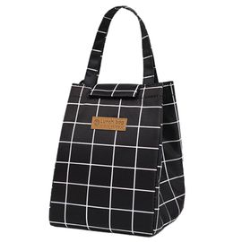 Fourre-tout à déjeuner isolé, grille confortable avec poignée en aluminium, sac de livraison de nourriture pour pique-nique randonnée pour Restaurant-K