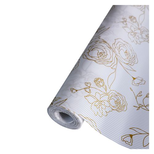 Tapis De Doublure De Tiroir Étanche Pour Cuisine, Doublure D'armoire D'étagère Eva, Doublure De Réfrigérateur Antidérapante, Facile À Nettoyer, Outils Collants Gratuits-Or Rose 300cm