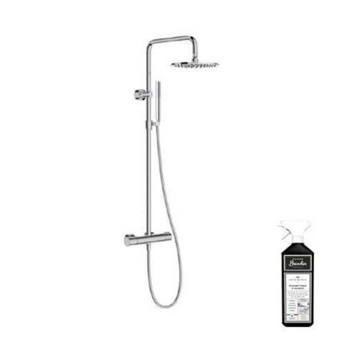 Jacob Delafon - Colonne de douche thermostatique JACOB DELAFON Toobi + nettoyant Briochin  - Rose