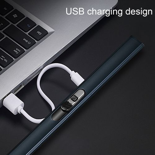 Allumeur à impulsions, chargement USB, coupe-vent, sans flamme, longue poignée, cuisinière à gaz de Camping, barbecue, allumeur électrique, fournitures d'extérieur-Or Rose