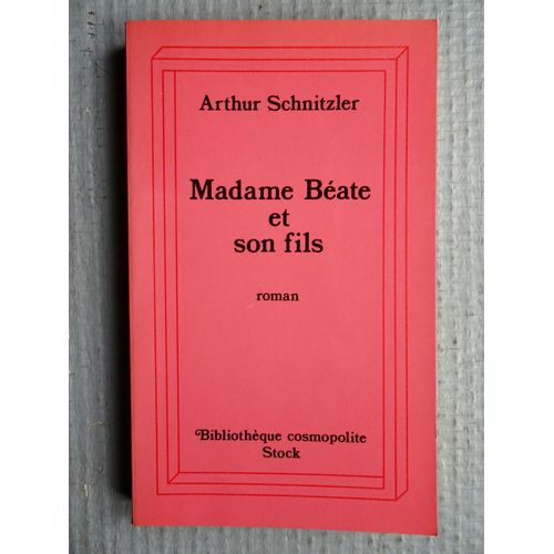 Madame Béate Et Son Fils (Arthur Schnitzler) - Stock 1985