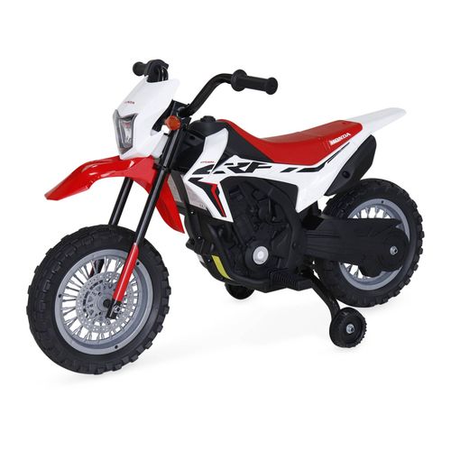 Moto Electrique Enfant Honda 6v Blanche 1 Place