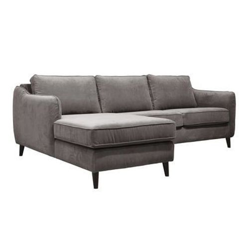 Canapé D'angle Convertible Velours Prince