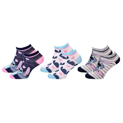 Chaussettes Pack Fille Disney Lilo Et Stitch 3 Paires Child Courtes