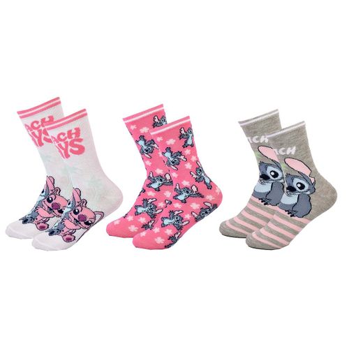 Chaussettes Pack Fille Disney Lilo Et Stitch 3 Paires Child A