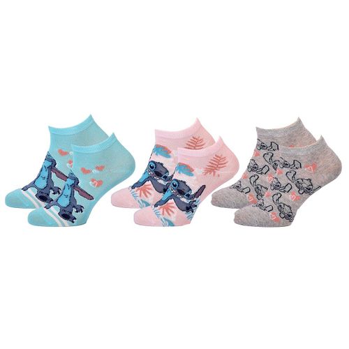 Chaussettes Pack Fille Disney Lilo Et Stitch 3 Paires Teen Courtes