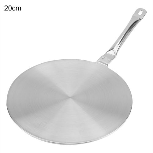 Plaque de diffusion de chaleur universelle antirouille, plateau de diffusion de chaleur polyvalent en acier inoxydable de haute dureté pour la maison-20 cm