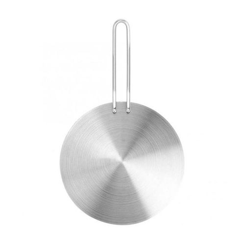 Plaque de diffusion de chaleur en acier inoxydable, pratique, chauffée uniformément, fiable et efficace, plateau de diffusion de chaleur pour la maison-20 cm