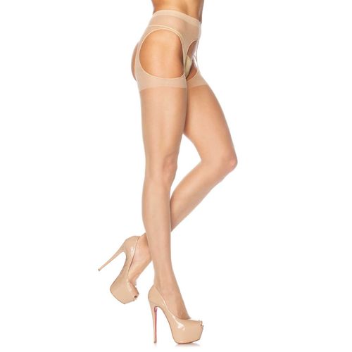 Collant Porte-Jarretelles Extra-Fin - 20d Noir - Leg Avenue