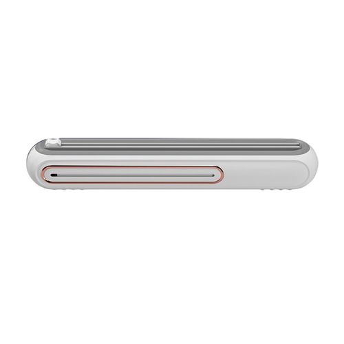 Boîte De Découpe De Film Alimentaire, Ventouse Magnétique Murale, Étain Aluminium Feuille D'aluminium, Coupe-Film De Papier De Cuisson, Support De Stockage Tranchant En Plastique-Blanc