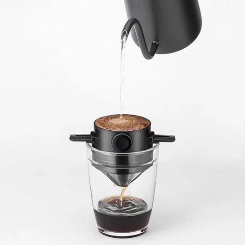 Filtre à café écologique en acier inoxydable, résistant à la chaleur, fournitures de filtre à café goutte à goutte pour la maison