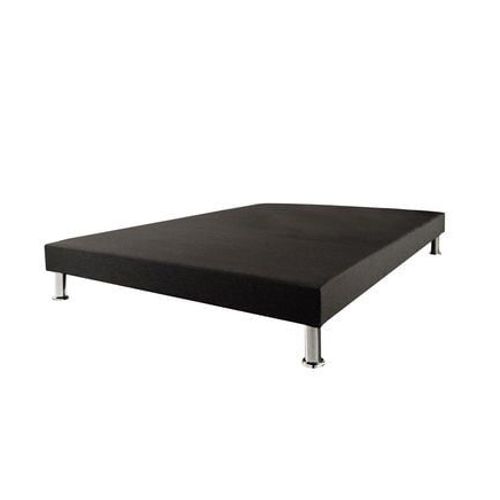 Ebac - Sommier Tapissier+Pieds Deco - Gris