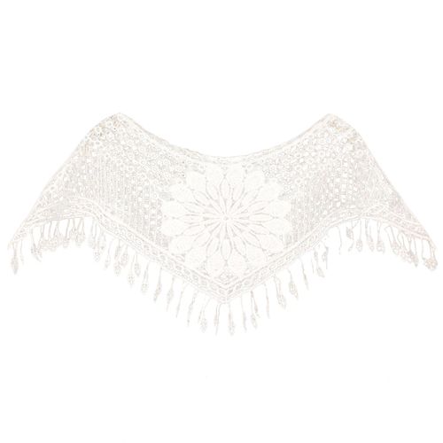 Châle Pour Femme, Respirant, Facile À Assortir, Léger, Tissage Jacquard, Plusieurs Motifs, Doux, Fin, Ajouré, Dentelle Transparente, Cape Courte Pour Femme Pour Fête-C