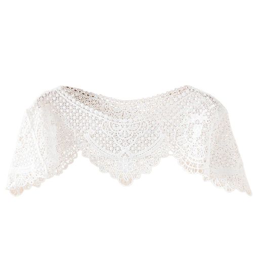 Châle Pour Femme, Respirant, Facile À Assortir, Léger, Tissage Jacquard, Plusieurs Motifs, Doux, Fin, Ajouré, Dentelle Transparente, Cape Courte Pour Femme Pour Fête-D