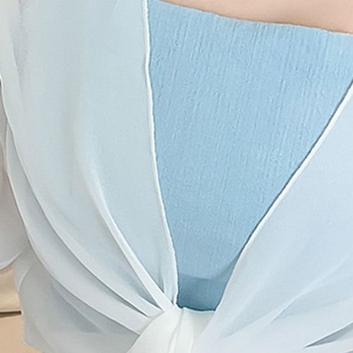 Châle Court Pour Femmes, Cardigan De Couleur Unie, Cape Anti-Uv Pour Vêtements De Maison-Blanc Xl