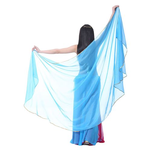 Châle en fausse soie pour femmes, écharpe d'été en mousseline de soie, robes de soirée, robes de mariée, enveloppe de plage en fausse soie-Lac Bleu