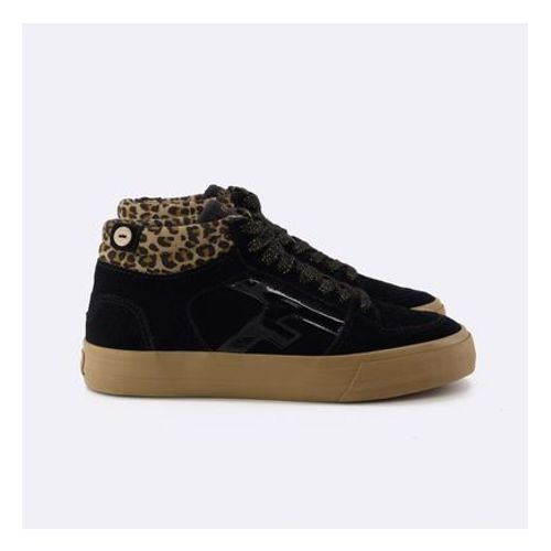 Faguo Tennis Suède Et Coton Recyclé Walnut Mid Marron
