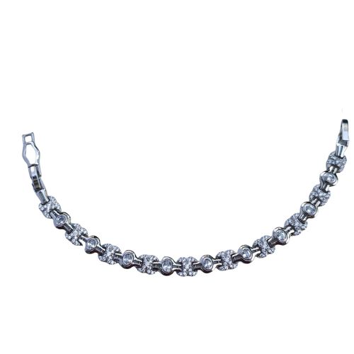Etoilier Bracelet En Alliage Avec Zircon Cubique, Design Xo Élégant Et Transparent Pour Homme Et Femme, Bijoux Tendance Pour Quotidien, Soirée Et Vacances