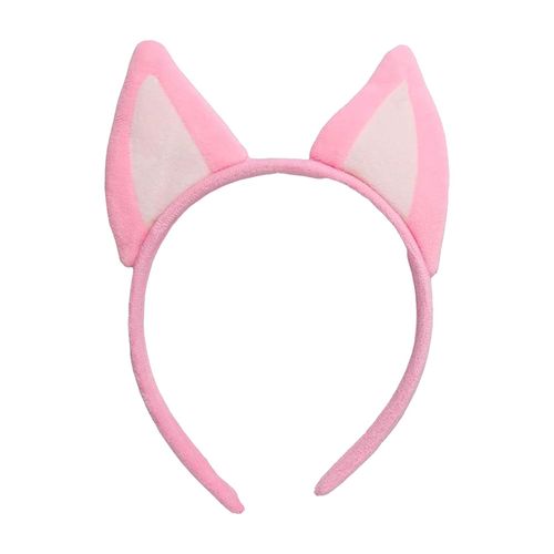 1/2 Pièces/Ensemble Accessoires De Déguisement De Chien Oreilles D'animaux Décor Cheveux Cerceau Queue Ensemble Fête D'anniversaire Cosplay Habiller Accessoires-Rose