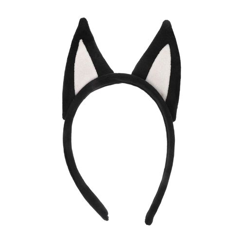 1/2 Pièces/Ensemble Accessoires De Déguisement De Chien Oreilles D'animaux Décor Cheveux Cerceau Queue Ensemble Fête D'anniversaire Cosplay Habiller Accessoires-Noir
