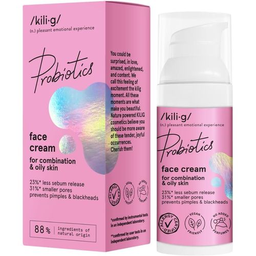 Anwxai-Probiotics Crème Pour Le Visage Pour Peaux Mixtes Et Grasses|Crème De Jour Aux Propriétés Apaisantes De La Peau,Lutte Contre L'acné|Antioxydant Nourrissant,Hydrate Intensément La Peau|50 