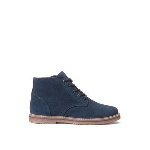 La Redoute Collections Bottines Zippées Et Lacets Bleu