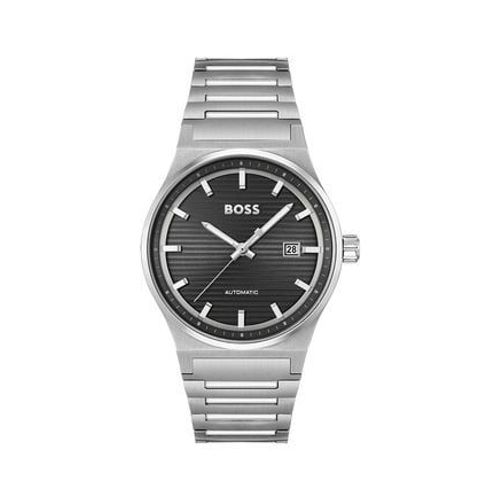 Boss - Montre Homme Candor Noir 1514117 - Argenté