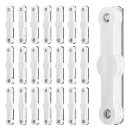Pack de 22 aimants pour moustiquaires, bandes magnétiques auto-adhésives, aimants permanents pour moustiquaire pour la maison