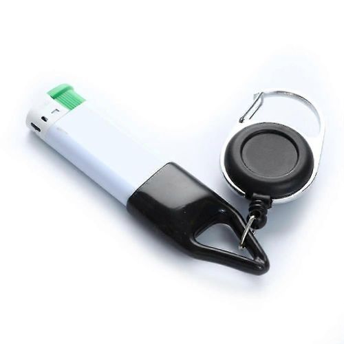 Silicone Sticker Briquet Laisse Coffre-Fort Stash Clip Rétractable Porte-Clés Housse